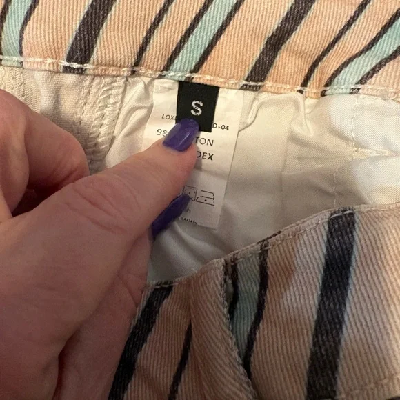 Loveimgs Women's Boyfriend Baggy Barrel Stripe Jeans Size Small (US 4-6) NWT - Picture 11 of 17